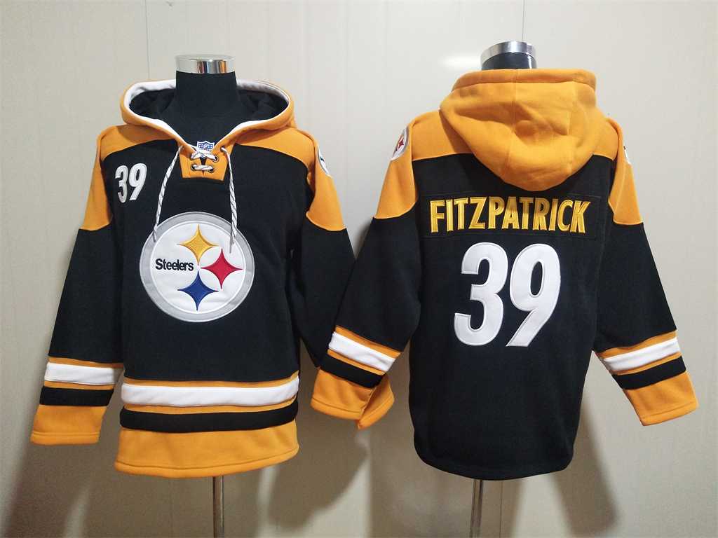 Steelers #39 Minkah Fitzpatrick Black All Stitched Sweatshirt Hoodie,We sell and wholesale Steelers #39 Minkah Fitzpatrick Black All Stitched Sweatshirt Hoodie on line form chian!